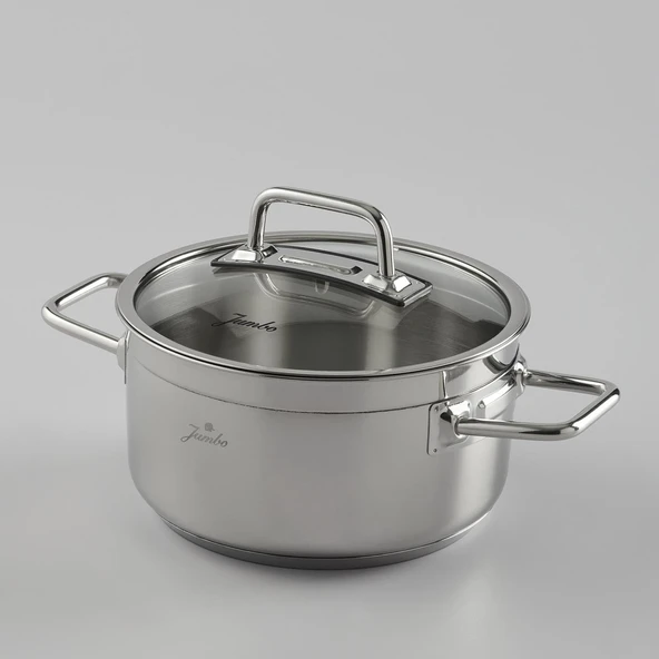 Jumbo Modena 8 Parça Çelik Tencere Seti - Resim 9