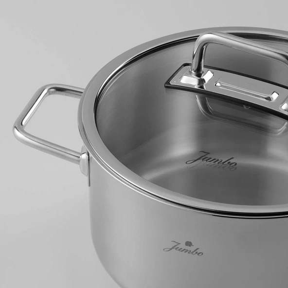 Jumbo Modena 8 Parça Çelik Tencere Seti - Resim 2