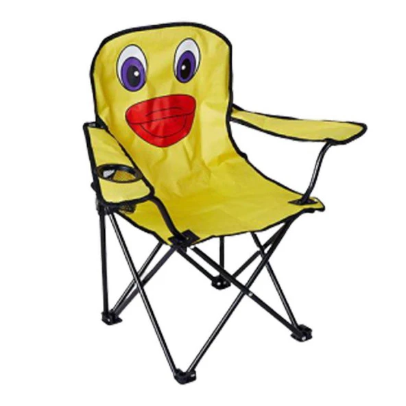 Civciv Desenli Katlanabilir Çocuk Kamp Sandalyesi - Resim 2