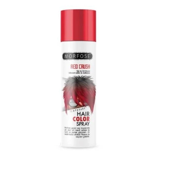 Morfose Renkli Sprey Kırmızı 150 Ml