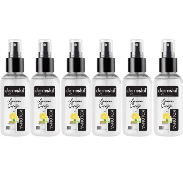 Dermokil Limon Kolonyası Sprey 100 ml X 6 Adet