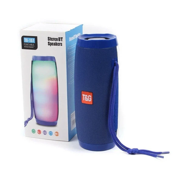 T&G TG157 Taşınabilir Wireless Kablosuz Bluetooth Hoparlör Usb Sd Fm Destekli Şarjlı Ses Bombası Speaker - 3