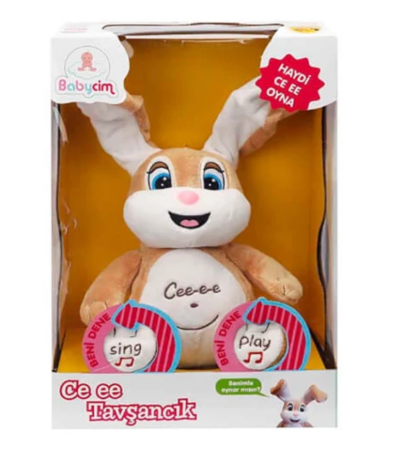Babycim 16524 Ce-ee Tavşancık Peluş Oyuncak