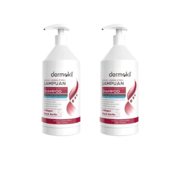 Dermokil Sağlıklı Uzatma Etkili Şampuan Set 1000 ML