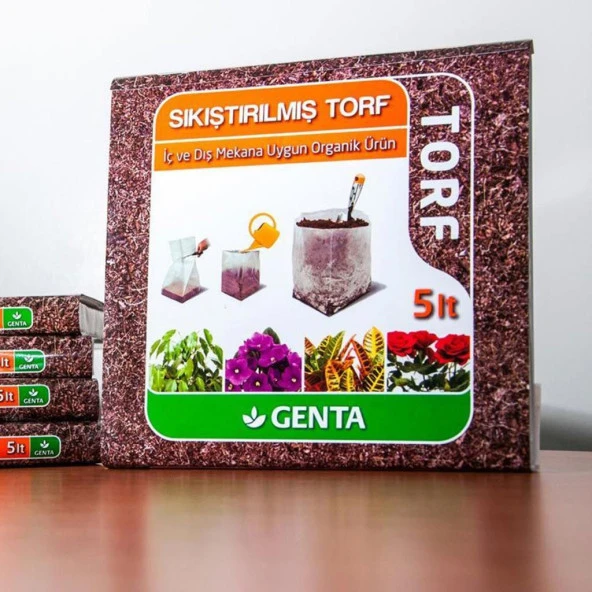 Cocopeat Organik Sıkıştırılmış Torf 5 lt