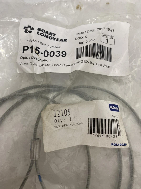 Haldex 12105 Hava Tankı Tahliye Vanası - 4