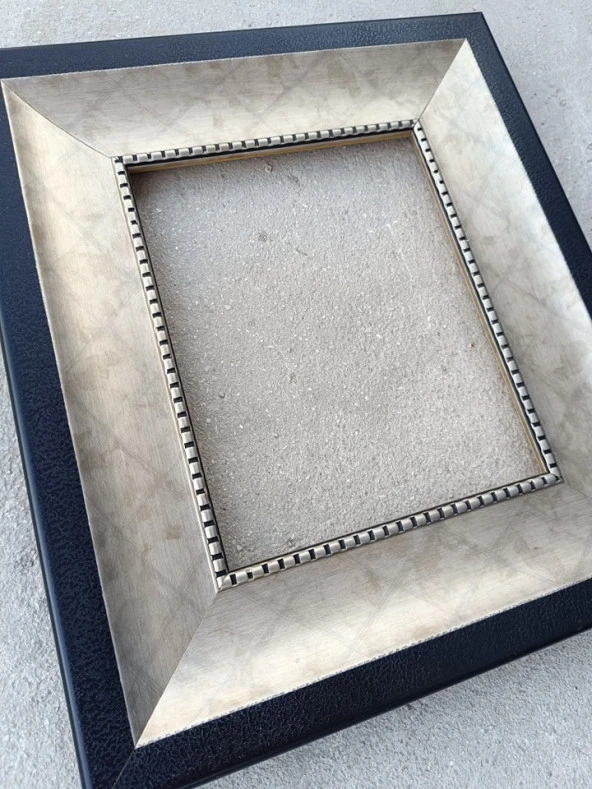 Yaldız İşlemeli Dekoratif Çerçeve 41x36cm 008 - 3