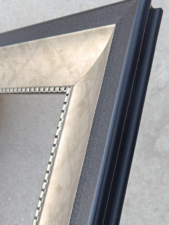 Yaldız İşlemeli Dekoratif Çerçeve 41x36cm 008 - 5