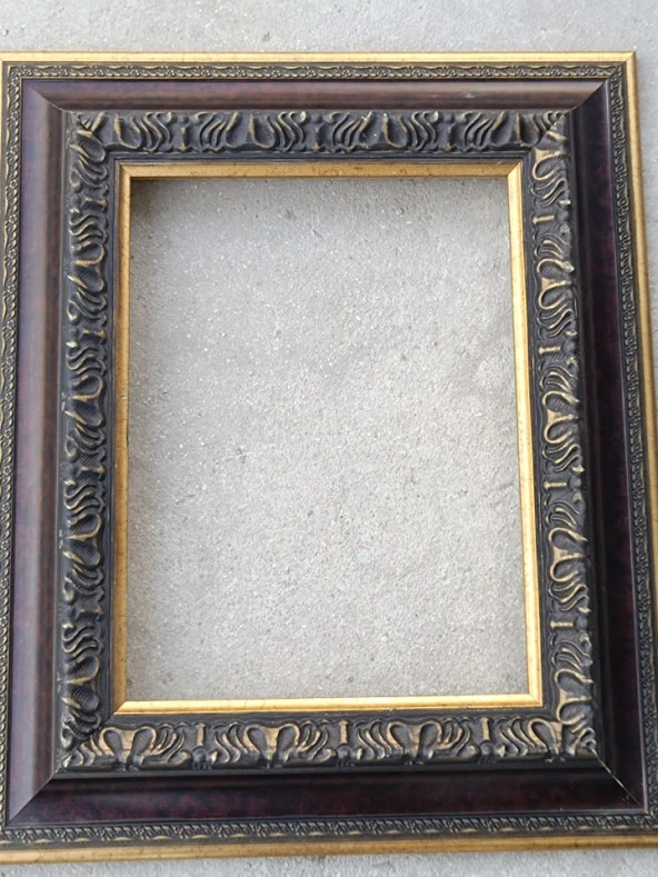 Sarı Yaldız İşlemeli Çerçeve 51x61cm 002 - 3