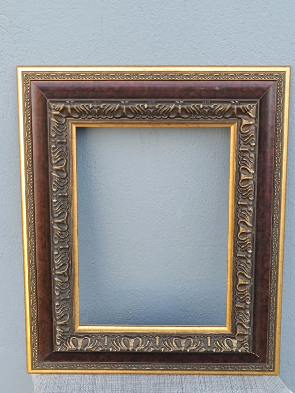 Sarı Yaldız İşlemeli Çerçeve 51x61cm 002 - 6