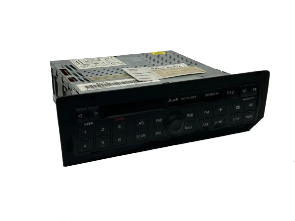 Audi Concert Plus Am/Fm Kaset Çalar Teyp 4D0057186FX (Hafif Kusurlu)