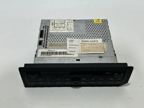Audi Concert Plus Am/Fm Kaset Çalar Teyp 4D0057186FX (Hafif Kusurlu) - 4