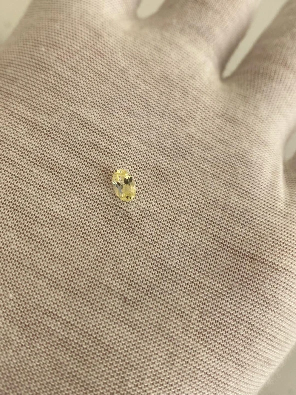 Faset Kesim Beyaz Safir Taşı 1 Karat - 2