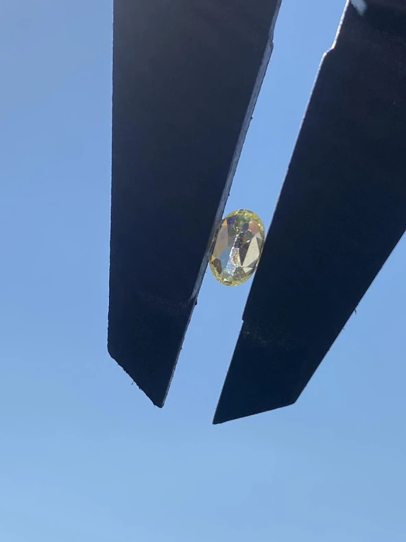 Faset Kesim Beyaz Safir Taşı 1 Karat - 9