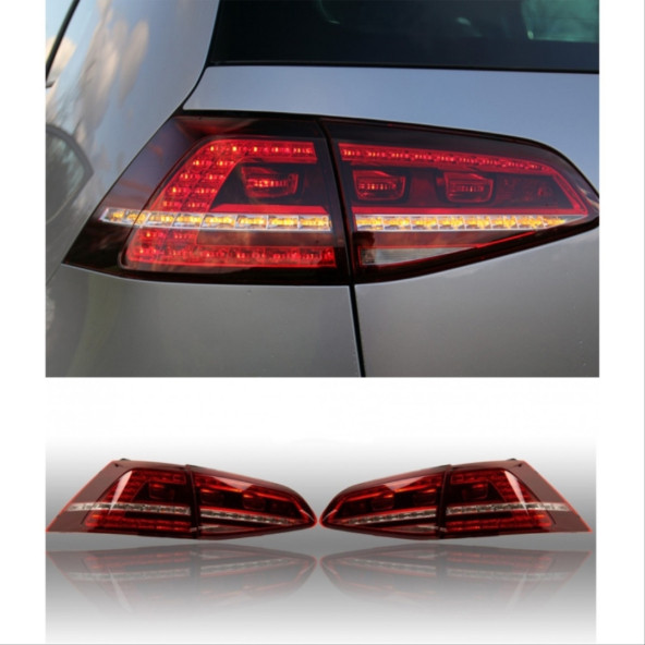 GOLF 7 MK7 2012-2018 IÇIN UYUMLU LED STOP 7 HIGHLINE GÖRÜNÜMLÜ UA GARAJ GÜVENCESİYLE - 2