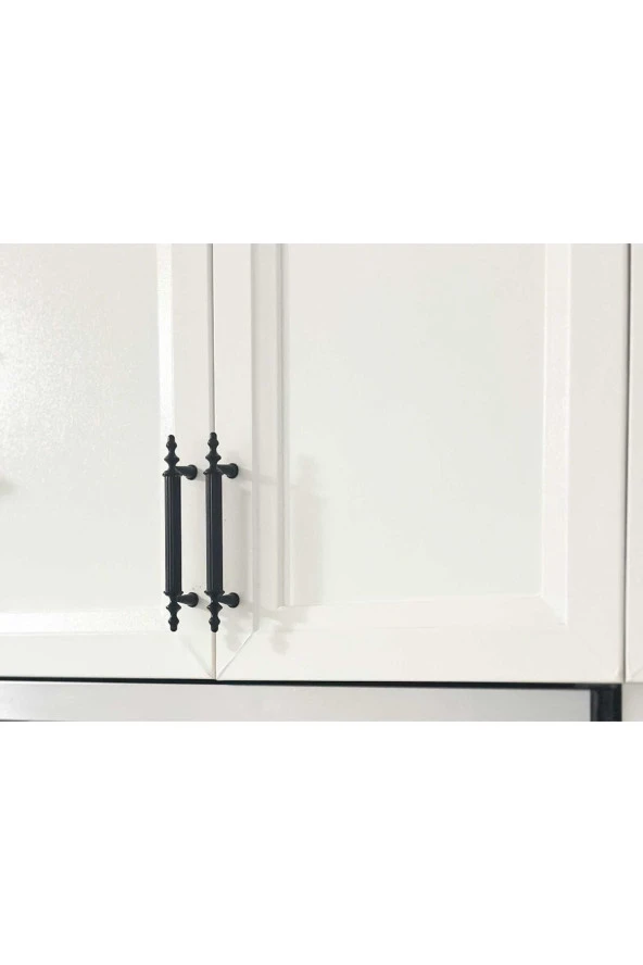 Şehzade Siyah Tv Ünitesi Vestiyer Yatak Odası Mutfak Dolap Çekmece Kulpu 160 Mm (16 Cm) 15 Adet - Resim 3