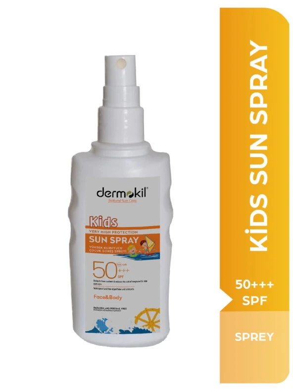 Dermokil 50+++Spf Yüksek Koruyucu Çocuk Güneş Spreyi 200 ml