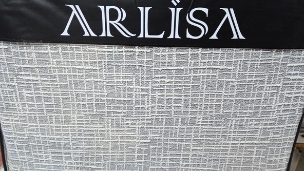 Arlisa jakarlı Kare Cizgili Etekli Maksi Koltuk Örtüsü 3+3+1+1   krem - 3