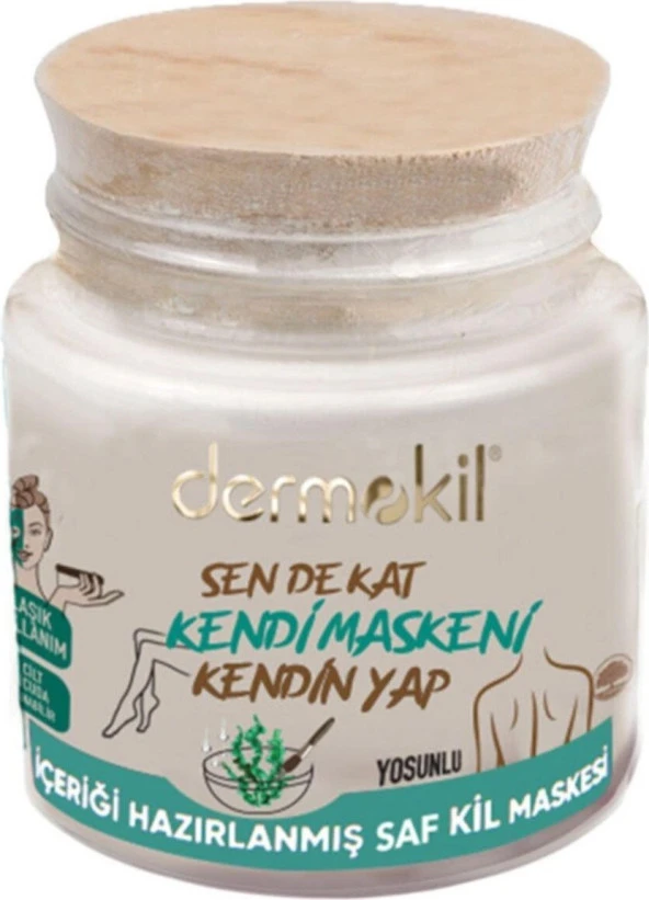 Dermokil Sen De Kat Kendi Maskeni Kendin Yap Kil Maskesi Yosun Özlü 280ML Kendi Maskeni Kendin