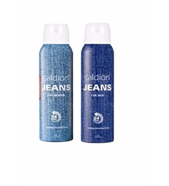 Caldion Jeans Erkek Deodorant 150 Ml+Caldion Jeans 150 Ml Kadın Deodorant