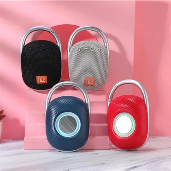 T&G TG321 Kancalı Taşınabilir Wireless Kablosuz Bluetooth Hoparlör Usb Sd Fm Destekli Şarjlı Ses Bombası Speaker - 6