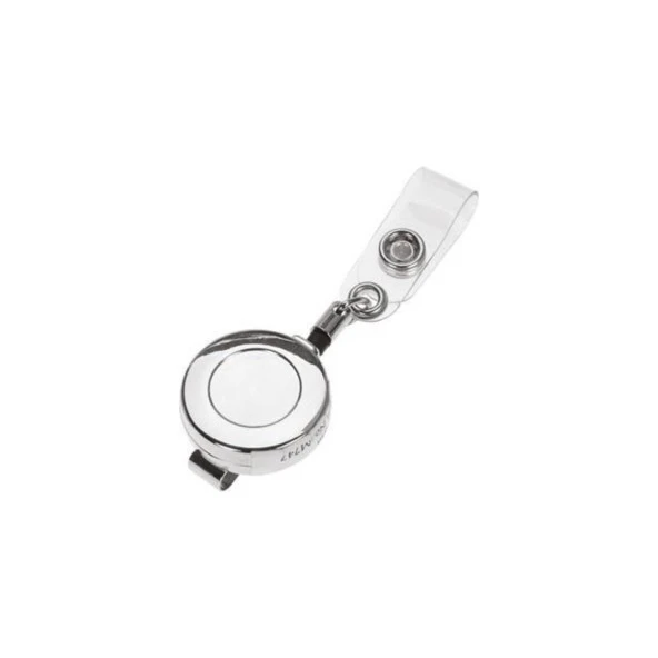 İnox Yoyo Metal Kaplamalı Yaka Kartı Tutacağı Yoyo (50 Li Paket)