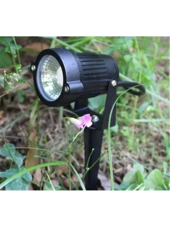 Cata 7 Watt Bahçe Aydınlatma Kazık (Amber) - 2