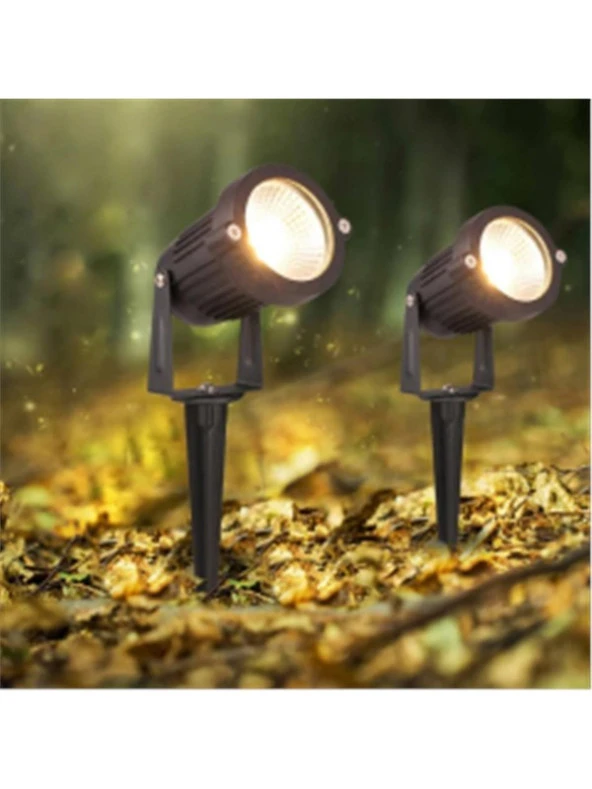 Cata 7 Watt Bahçe Aydınlatma Kazık (Amber) - 3
