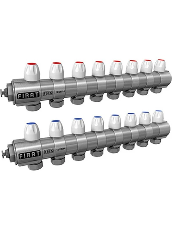 Fırat 1"Kollektör Kendinden Vanali 8-Li