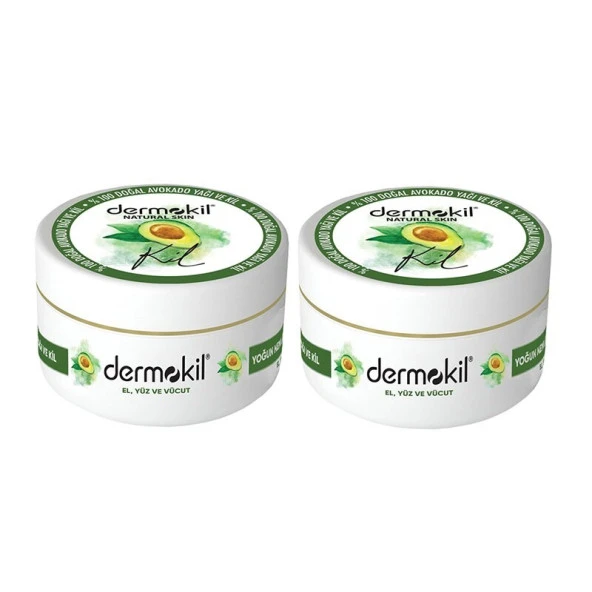 Dermokil Avokado Yağlı El Ve Yüz Kremi 300 Ml 2'li