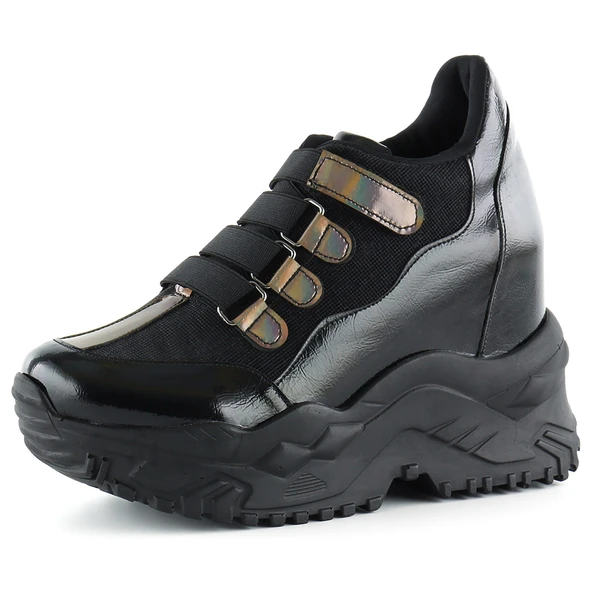 Erkan Saçmacı Alexandria Siyah Gizli Dolgu Spor Ayakkabı