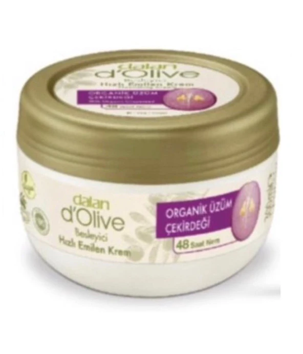 Dalan D Olive Organik Üzüm Çekirdeği Bakım Kremi 2 x 300 ML + Üzüm Çekirdeği Bakım Kremi 2 x 60 ml - 2