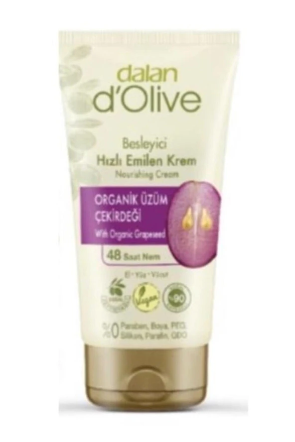 Dalan D Olive Organik Üzüm Çekirdeği Bakım Kremi 2 x 300 ML + Üzüm Çekirdeği Bakım Kremi 2 x 60 ml - 3
