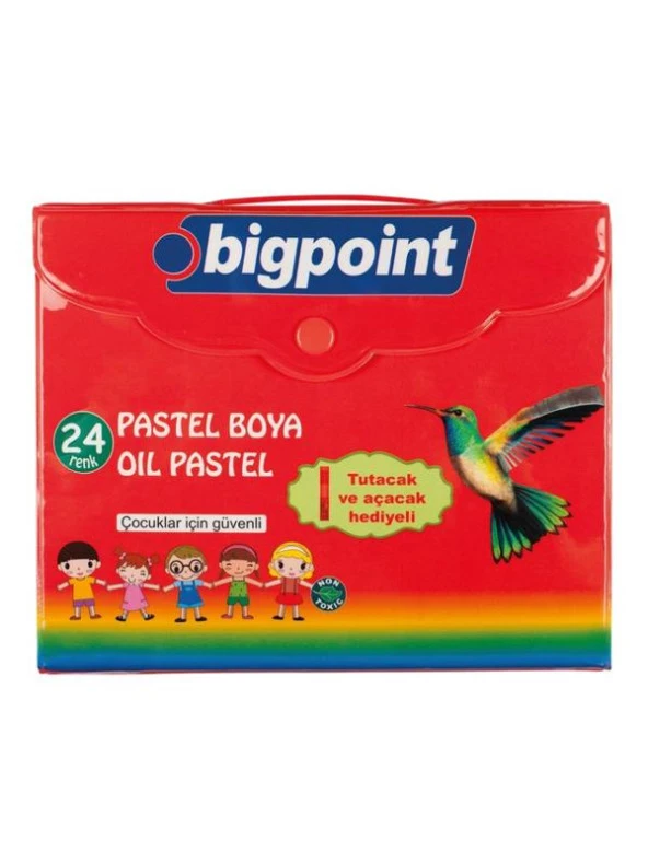 Bigpoint Çantalı Pastel Boya 24 Renk