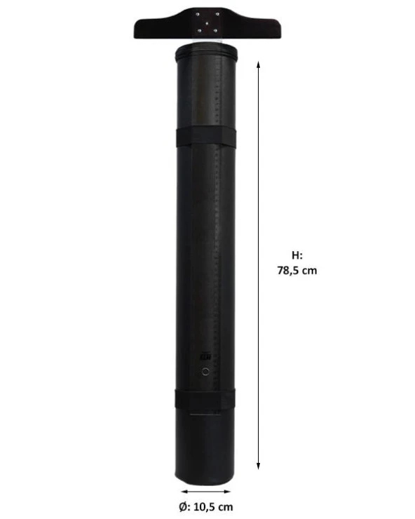 Yuga Suni Deri Proje Tüpü 10,5 cm Siyah - 3