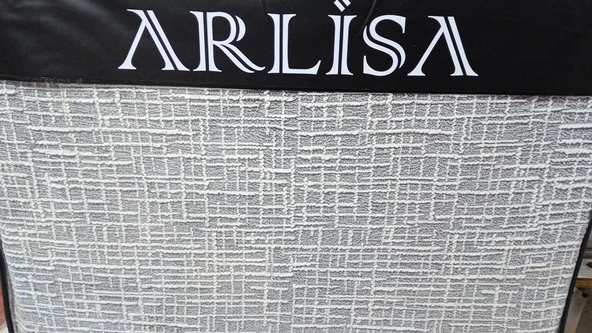 Arlisa jakarlı Kare Cizgili Streçh Maksi Koltuk Örtüsü 3+3+1+1 Krem - 3