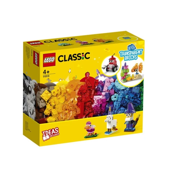 11013 LEGO® Classic Yaratıcı Şeffaf Yapım Parçaları /500 parça/+4 yaş