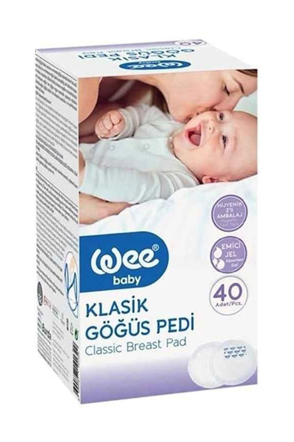 WEE BAYB KLASİK GÖĞÜS PEDİ-40-ADET