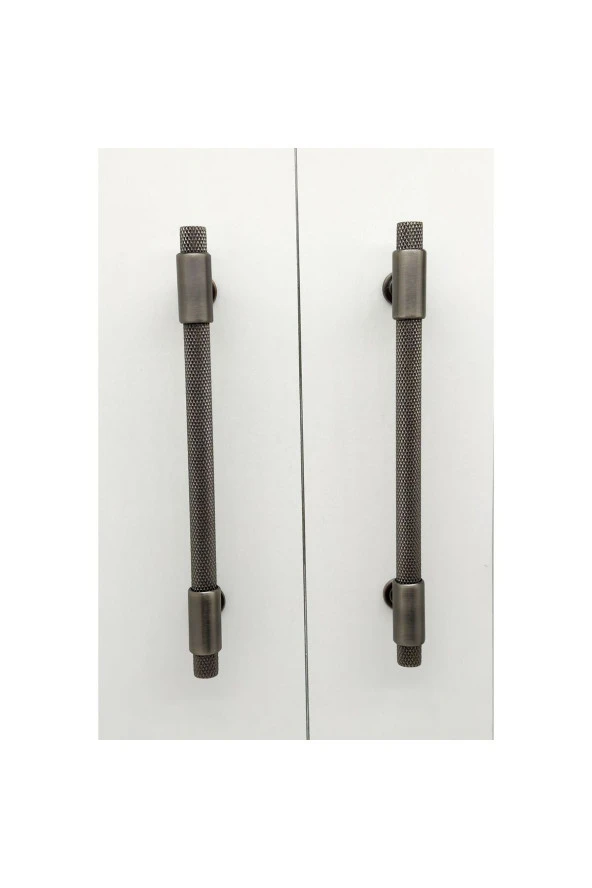 Handles Kulp Mobilya Dolap Mutfak Çekmece Kulpu 158 Mat Skoç Füme 192 Mm (19,2 Cm) 2 Adet - Resim 2