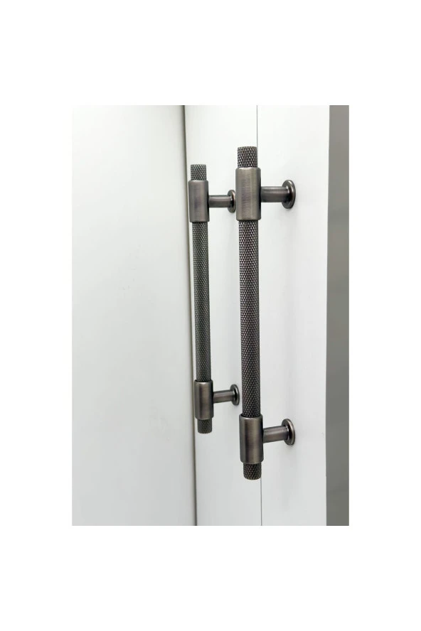 Handles Kulp Mobilya Dolap Mutfak Çekmece Kulpu 158 Mat Skoç Füme 192 Mm (19,2 Cm) 2 Adet - Resim 3