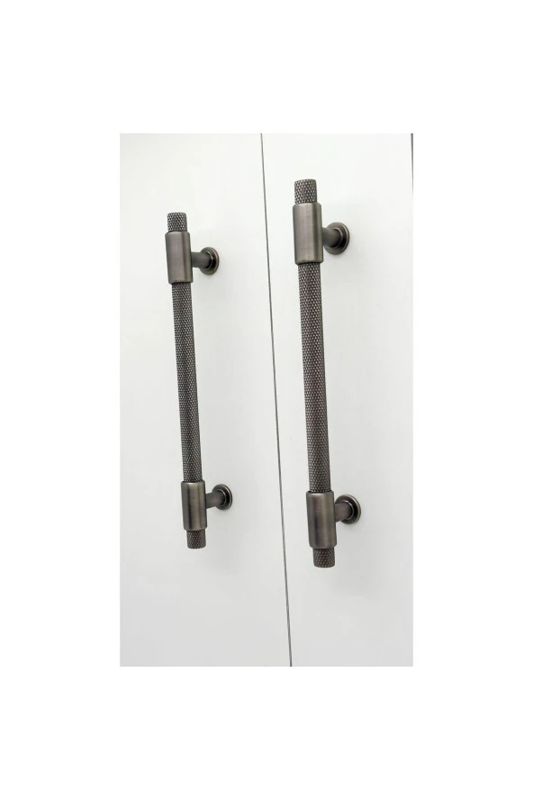 Handles Kulp Mobilya Dolap Mutfak Çekmece Kulpu 158 Mat Skoç Füme 192 Mm (19,2 Cm) 2 Adet - Resim 4