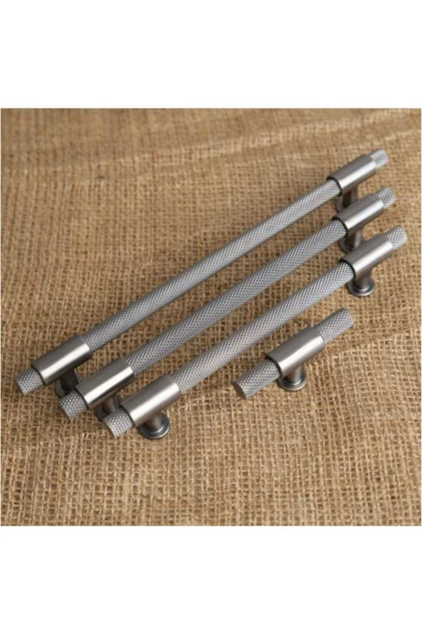 Handles Kulp Mobilya Dolap Mutfak Çekmece Kulpu 158 Mat Skoç Füme 192 Mm (19,2 Cm) 2 Adet - Resim 5