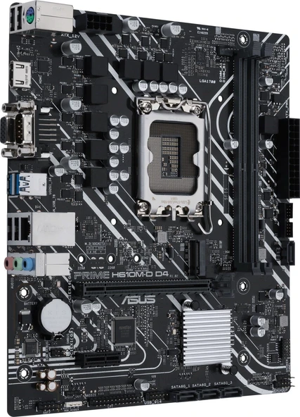 Asus PRIME H610M-D D4 H610 3200 MHz DDR4 LGA1700 mATX Anakart - 4