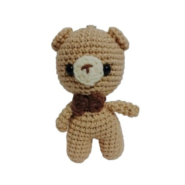 Amigurumi Sevimli Ayıcık Anahtarlık