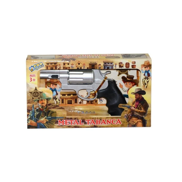 CN2002 Metal Kovboy Tabancası- Halit Can Oyuncak - 3