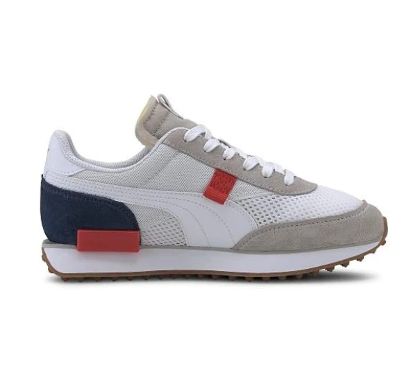 Puma Future Rider Stream On Krem Rengi Kadın Spor Ayakkabısı 37291601 - 6
