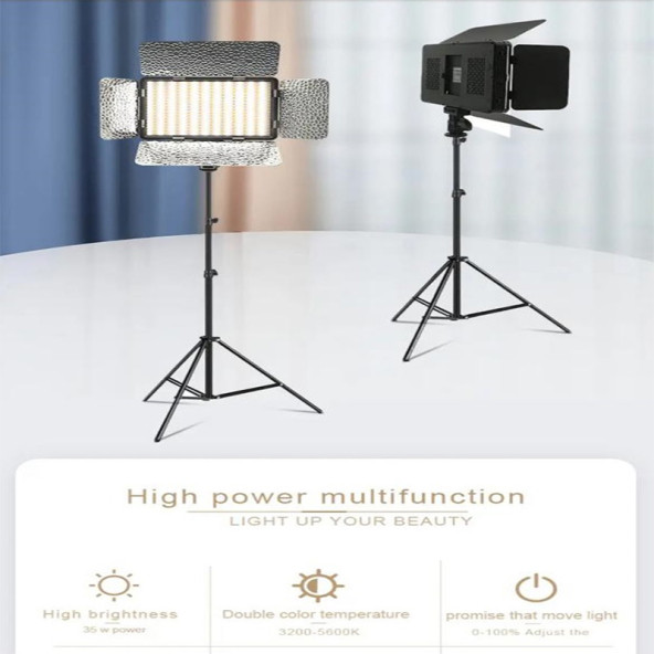 Deyatech 2'li Pro Led 320 Kapaklı Video YouTube Çekim Işığı - 3