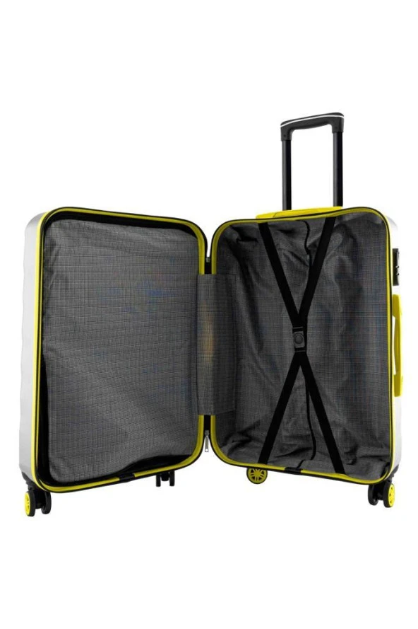 Louisiana Polo Büyük Boy Valiz 4x2 Teker Rose 1164 - Resim 4