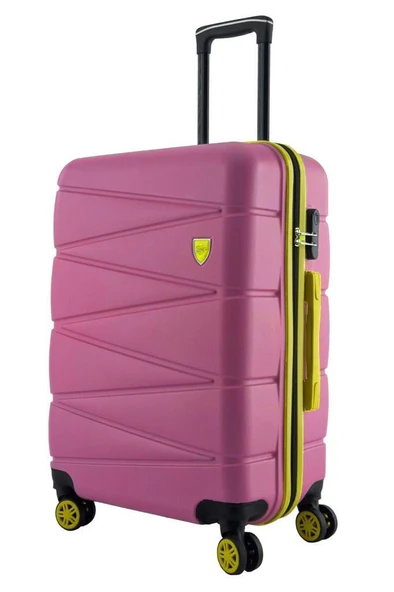 Louisiana Polo Büyük Boy Valiz 4x2 Teker Pembe 1164 ürün görseli