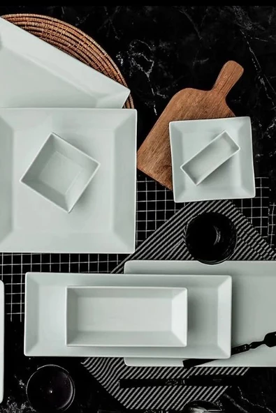 Güral Porselen Merid 15x10x5 cm Kayık Tabak MER15KY 1 ADET - Resim 2